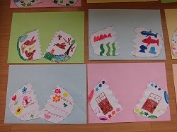 2年生 図工 ひみつのたまご ぎんがの郷小学校